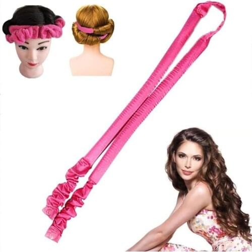 Sleeping Hair Rollers Flexible Curling Rods Magic Wave Hair Curler No Heat Pear Flower Curling Iron Modeling Accessories