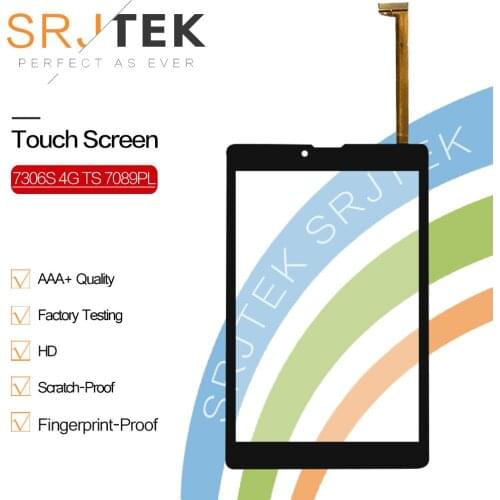 SRJTEK 7" Touch Tablet PC For DIGMA OPTIMA 7306S 4G TS 7089PL Touch Screen Panel Digitizer Repair Replacement Parts