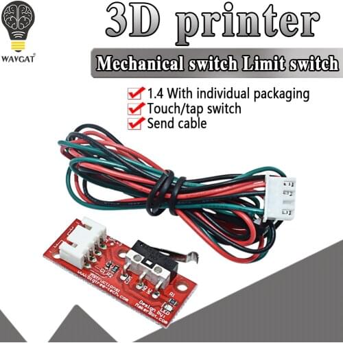 Endstop Switch for Arduino End stop Limit Switch+ Cable High Quality Mechanical Endstop for 3D Printer RAMPS 1.4