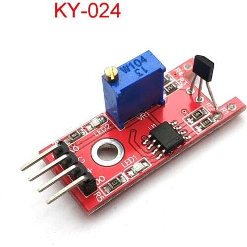 Smart Electronics 4pin KY-024 Linear Magnetic Hall Switches Speed Counting Sensor Module For Arduino DIY Kit