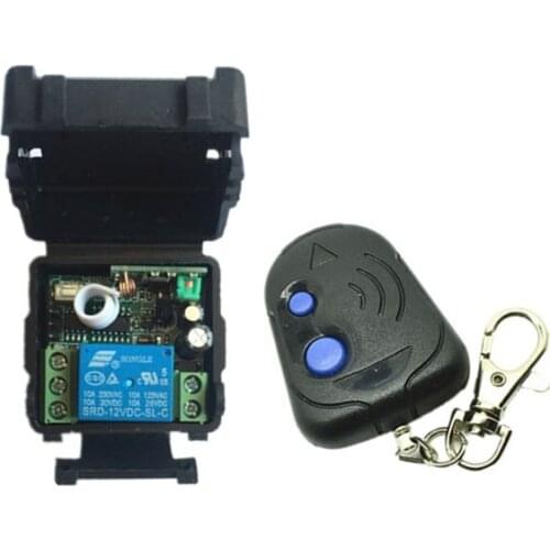 Mini DC12V 24V 1CH 10A Universal Wireless Remote Control Switch Relay Receiver Module&RF Remote Control/Garage Doors