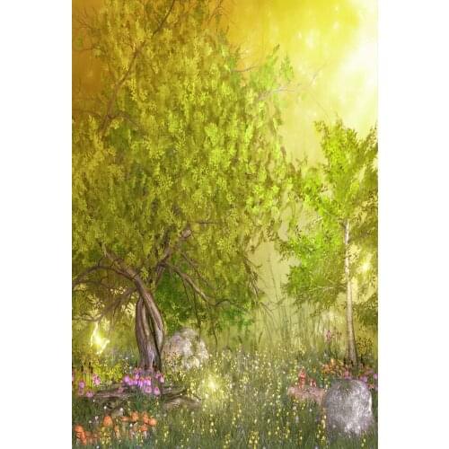 VinylBDS Forest Photography Backdrops Abstract Muslin Photography Backgrounds Grassland Photography Backdrop For Boys Girls