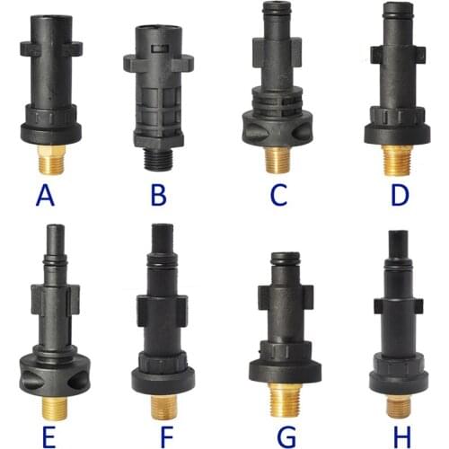 1/4" Quick-Connect High Pressure Washer Adapter up to 2300PSI Heavy Duty Copper Connector for Karcher Accessories