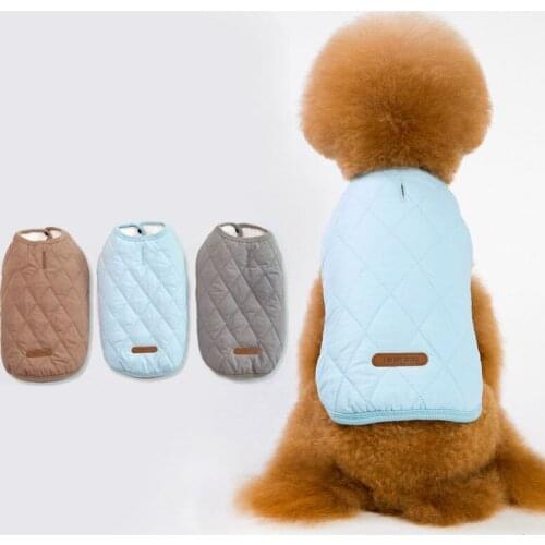 French Bulldog Winter Warm Jacket Pet Dog Clothes for Small Dogs Pets Clothing Chihuahua Coat Yorkshire Apparel Pug Costume Vest