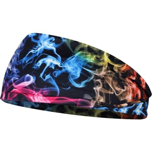 1 Pcs Digital Printing Women Fashion Headband Tide Sports Yoga Fitness Sweat-Absorbent Turban Headband