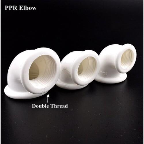 1pc 1/2"~1" Female Thread PPR Elbow Pipe Connector Garden Watering Irrigation System Reducing Tube Joint Water Tap Fittings