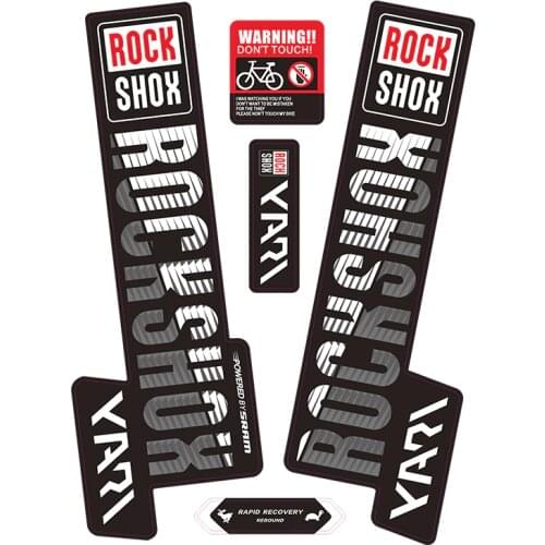 2019 ROCK SHOX YARI MTB Front Fork Sticker for Mountain Bike Bicycle Decals Accessories