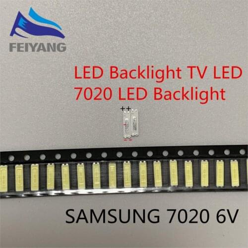3000PCS SAMSUNG LED Backlight TV LED 7020 LED Backlight High Power 1W 6V 100LM Cool white For LED LCD TV Backlight Application