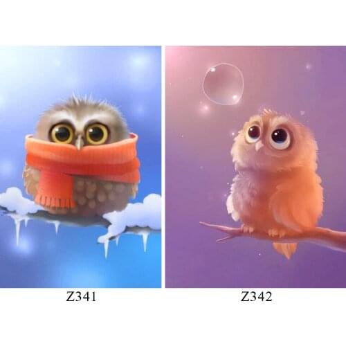 3D Owl Diamond Painting Resin Full Square Drill And DIY Embroidery Inlaid Handwork Home Decoration Gift