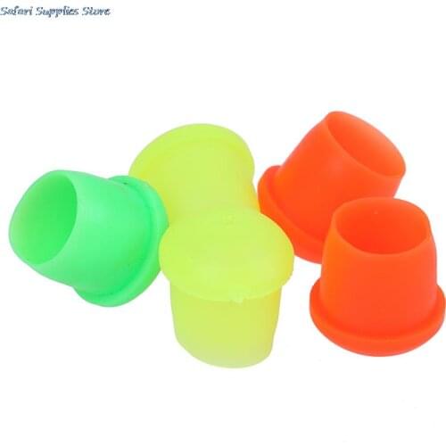 5Pcs Silicone Fishing Rod Protective Net Tube Cover Sleeve Fishing Rod Protective