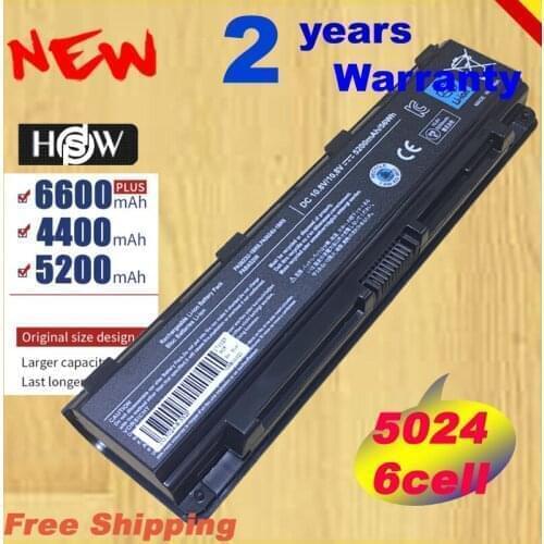 HSW Laptop Battery for Toshiba Satellite PA5024U-1BRS 5024 5023 C850 C855D PA5023U-1BRS PA5024 PA5023 PA5024U FAST SHIPPING