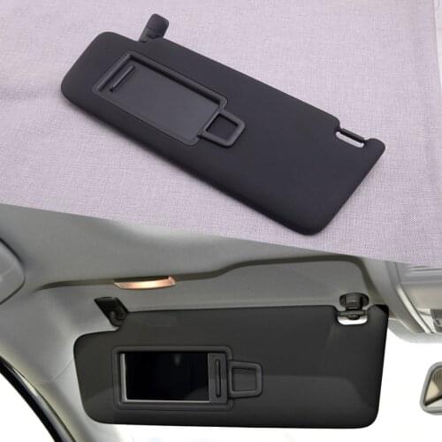 Car Black Left Side Sun Visor Sunshade Makeup Mirror Replacement 5GG857551 Fit For VW Golf MK7 2014 2015 2016 2017