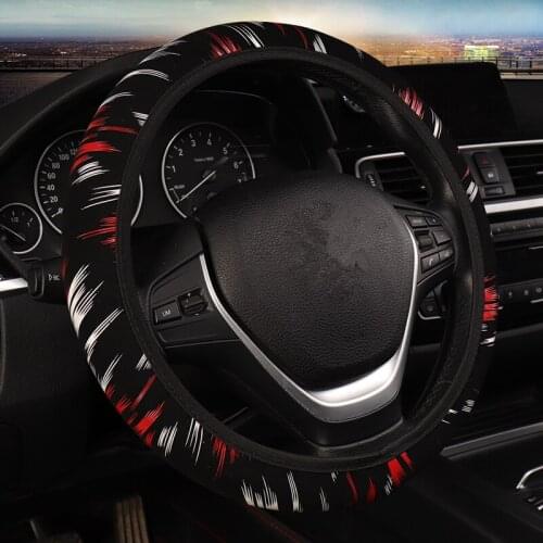 DONYUMMYJO Graffiti Design Steering Wheel Covers Car-Styling steering wheel hubs wheel cover Accessories Fit For Most Cars
