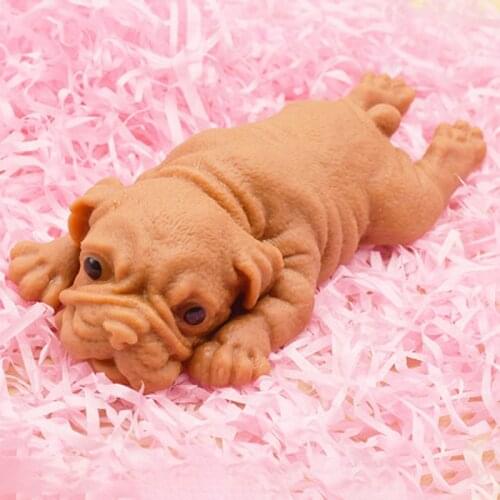 Puppy Decompression Toy Creative Simulation Male And Female Dog Dolls Toy For Children Gifts Stress Reliever Squishy Toys