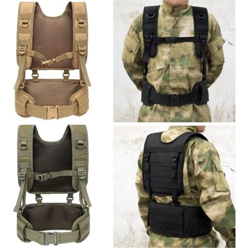 Breathable Tactical Vest Outdoor Modular Game Protective Chest Rig