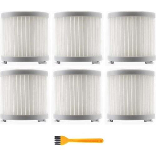 7Pcs HEPA Filter for JIMMY JV51/53 Handheld Cordless Vacuum Cleaner HEPA Filter Gray Replacement Filter