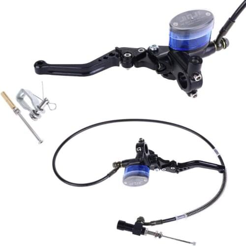7/8" 22mm Motorcycle CNC Hydraulic Clutch Kit Lever Master Cylinder Knitting Oil Hose 125 ~ 250cc