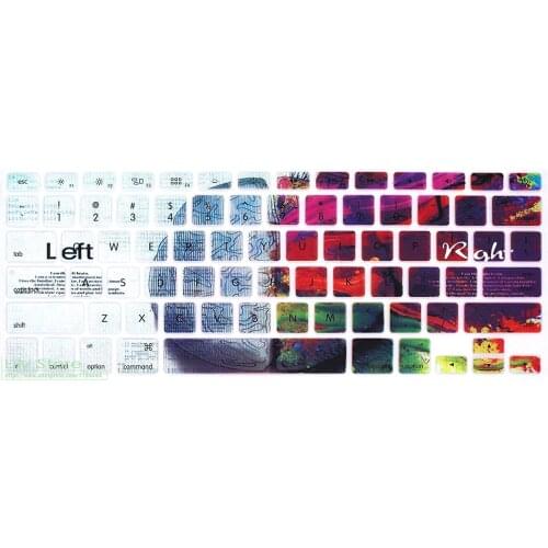 Creative Brain Dog Footprint Keyboard Cover Silicone Skin for MacBook Air 13.3 for MacBook Pro 13 15 with or w/out Retina