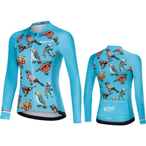 Mieyco 2019 Cycling Jersey Mtb Bicycle Clothing Bike Jersey Wear Cycle Clothes Long Sleeve ropa ciclismo for Woman Cyclist