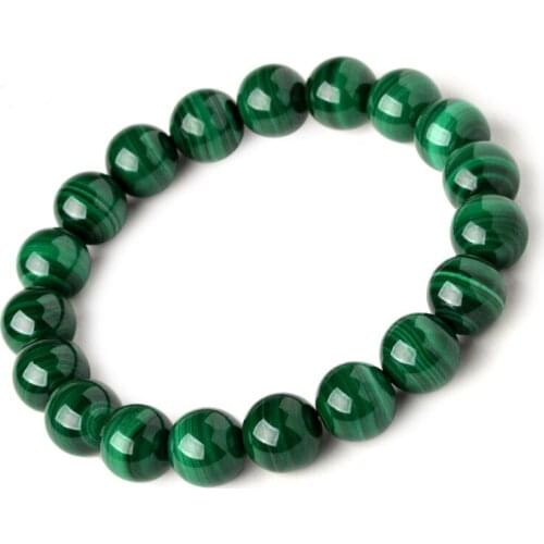 Fashion Hot Style National Style Green Crystal Malachite Bracelet Buddhiist Pearl Birthday Gift For Men And Women
