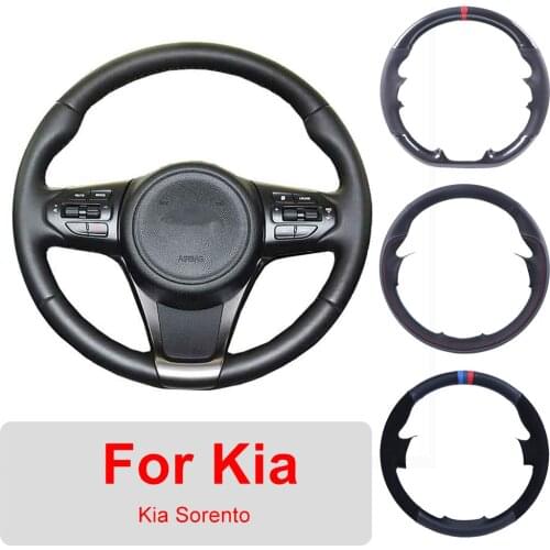Car Steering Wheel Cover Customized For Kia K3 K2 Rio 2013- 2016 Ceed Cee'd 2012-2017 Cerato 2013-2017 Braid For Steering Wheel