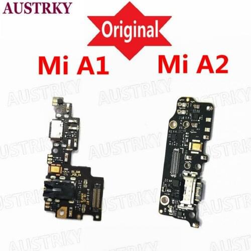 Original Charge Board for Xiaomi Mi A1 5X Mi A2 USB Plug PCB Dock Connector Flex Cable Replacement Parts Charging Port