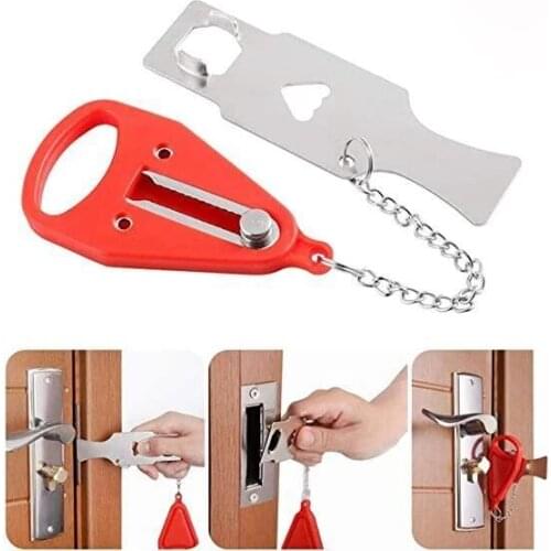 Portable Hotel Door Lock Locks Self-Defense Door Stop Travel Travel Accommodation Door Stopper Door Lock