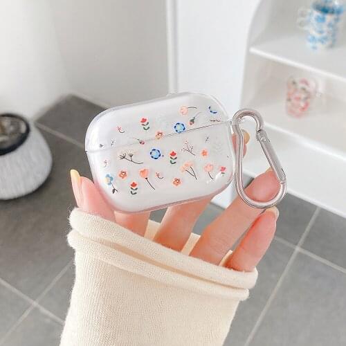 Clear Case for Apple Airpods Pro 2 1 Soft Silicone Case for Airpods 2 Cover Cute Transparent Case For AirPods Pro Funda Keychain