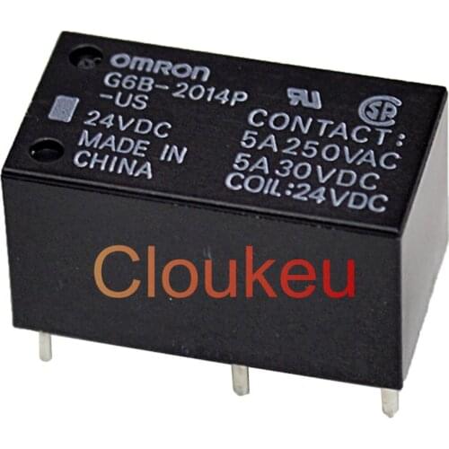 Relay G6B-2014P-US-5VDC 12VDC 24VDC 5A 6pin