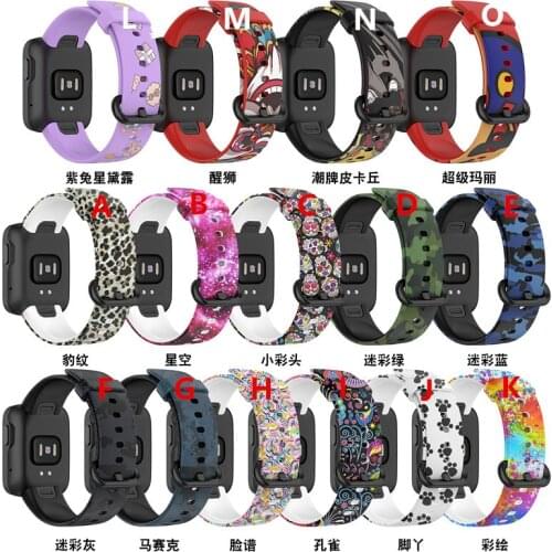 Silicone Strap for Xiaomi Mi Redmi Watch Band Lite Strap Porous Anti-sweat Sport Breathable Strap Buckle Replacement Wrist Strap