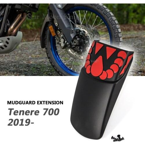 Motorcycle Front Mudguard Fender Rear Extender Extension For Yamaha Tenere 700 Tenere700 TENERE 700 From 2019 2020