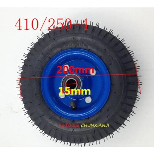 High quality Pneumatic tire for 8-inch trolley 410/250-4 wheelbarrow wheels