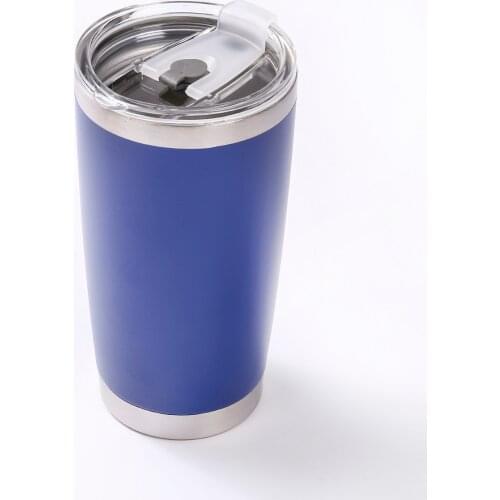 1pc 20oz Solid Portable Stainless Simple Solid Color Steel Vacuum Tumbler Insulated Travel Coffee Mug Cup Flask