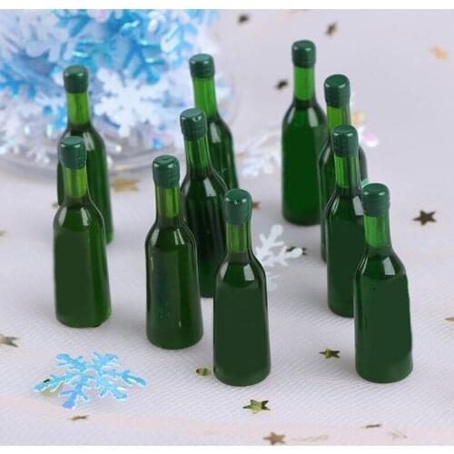 10pcs Summer Must beer cups/glass bottles miniatures dinnerware mini Dollhouse Mini Furniture Model Accessories