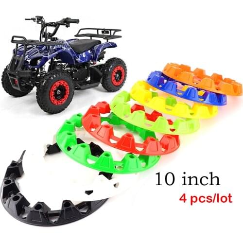 1 pcs 10-inch ATV Wheel Trim Hub Protection Decor Rim Cap Universal Vehicle All Terrain wheel Plastic Cover fit to 10 inch tires