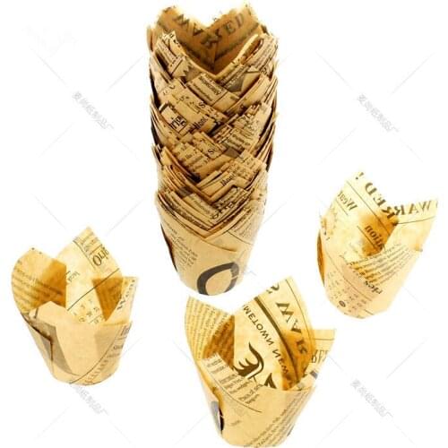 5/10pcs Classical Cupcake Paper Cups Cake Tray Oilproof Cupcake Liner Baking Cup Case Wedding Caissettes Cupcake Wrapper Paper