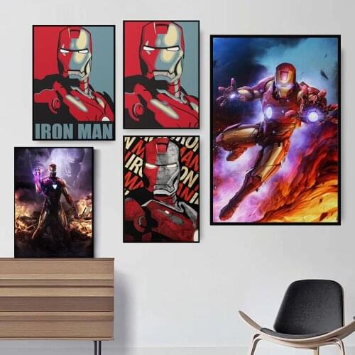 Marvel 5D Diamond Painting Diamond Embroidery Full Square Tony Stark Artwork Avengers Illustration Pictures Mosaic Home Decor