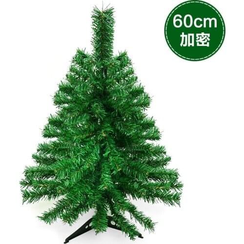60cm Christmas Tree Festival Decor Props Encryption Green Tree Artificial Decoration Santa Tree Figurine Party Gift