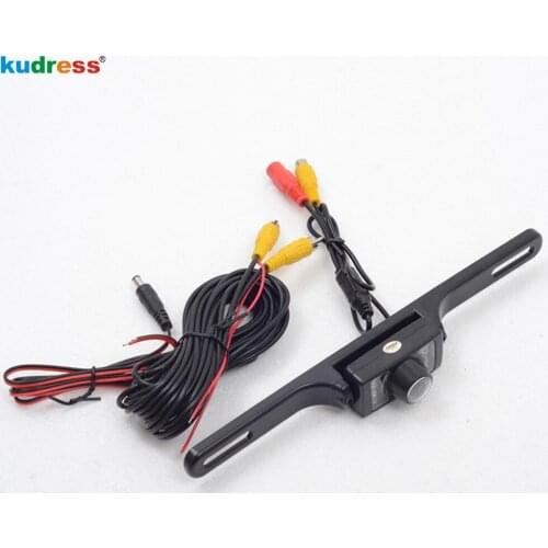 Car Plate Number RearView Cameras 170 Degree With LED Infrared Sensor Plastic Black Backup Camera Accessoreis
