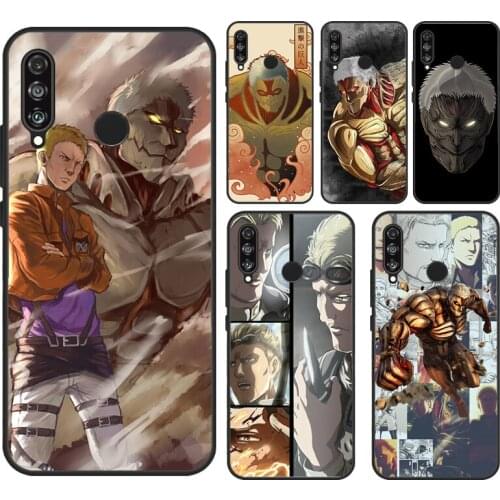 Reiner Braun Attack on Titan Case For Huawei P30 Pro P40 P20 Mate 20 Lite Phone Cover For Huawei P Smart Z 2019 2021