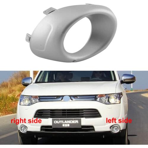 For Mitsubishi Outlander 2013 2014 2015 Front Bumper Grille Driving Lamp Cover Fog Light Cover Fog Lamp Shell