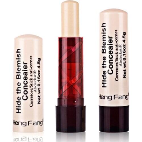 1 Pc Make Up Concealer Stick 3 Color Base Makeup Full Cover Concealer Cream Waterproof Scars Acne Cover Contour Cosmetic TSLM3