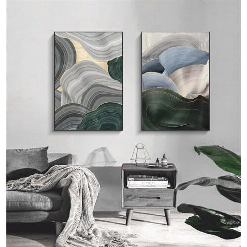 Canvas Painting Modern Flickering Ribbon Posters Prints Wall Pictures for Living Room Bedroom Decorative Art Poster Home Decor