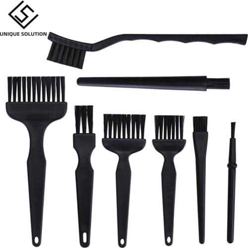 Brush Tools BGA Cleaning Brush Anti-static Tools Set for Cell Phone PC Motherboard Circuit Board Flux Paste 8pcs/set Repair Tool