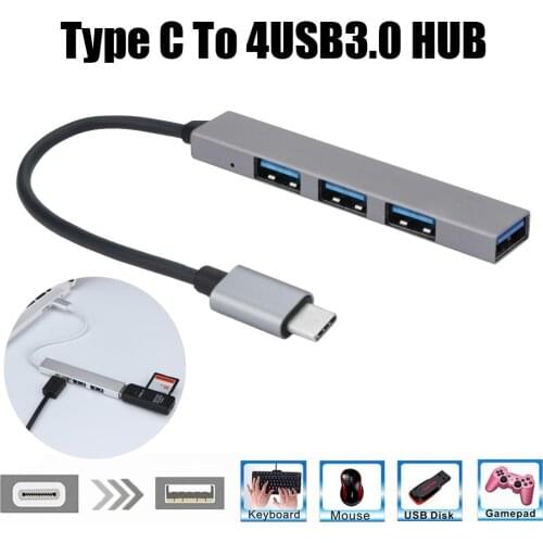Ipega hub 3 0 multi charger usb concentrator Ultra-Thin adapter 4 Ports plug adapter usb c For pc laptop gamepad dock station