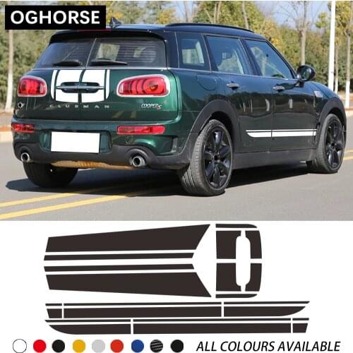 Car Hood Engine Cover Trunk Rear Door Side Stripes Sticker Body Kit Decal For MINI Cooper Clubman F54 2015-2019 Accessories