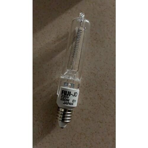 2pcs FUJI JD220V250W E11 halogen lamp,JD 220V 230V 240V 250W bulb