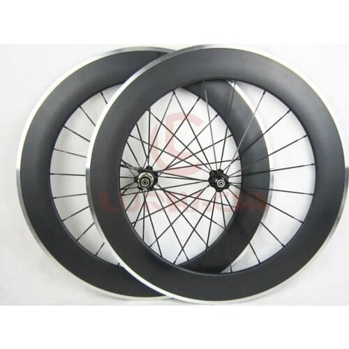 LURHACHI 88mm Carbon+Aluminum Alloy Wheels 700C 3K/UD Clincher/Tubular Carbon+Alloy Road Bicycle Wheelset Novatec/Powerway Hub
