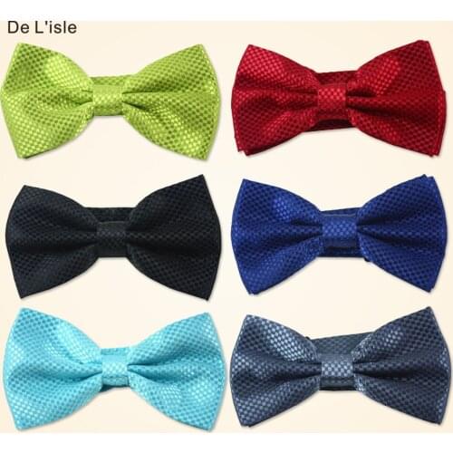 Fashion Adjustable Bowtie Plaid Wedding Party Butterfly Cravat Candy Colour Noble Tie - Factory Outlet