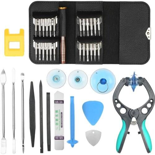 DIY 38 in 1 Screen Opening Pliers Repair Tools Kit Screwdriver Pry Disassemble Fix Tool Set for Cellphone Laptop